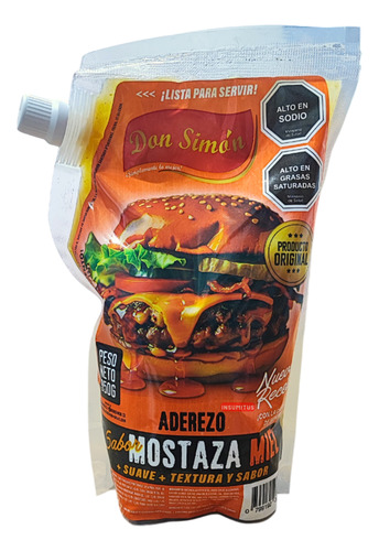 Salsa Aderezo Mostaza Miel Don Simón (950gr)