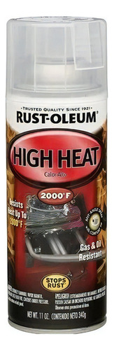 Aerosol Rust-oleum Alta Temperatura 1093° Transparente Ed