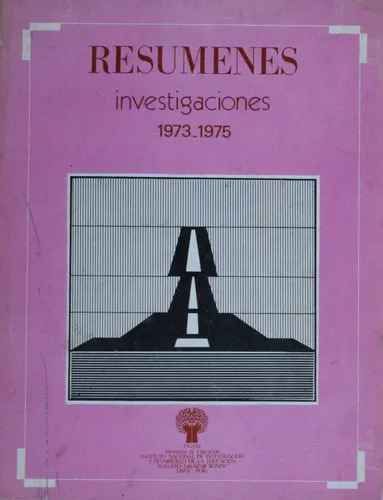 Resumenes - Investigaciones 1973-1975