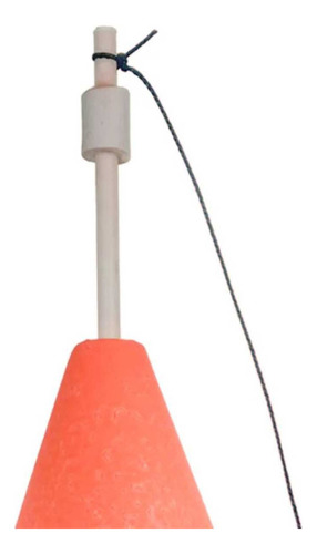 Boia Barão Pesqueiro Cevadeira Tamba 45g 659 Branco Laranja