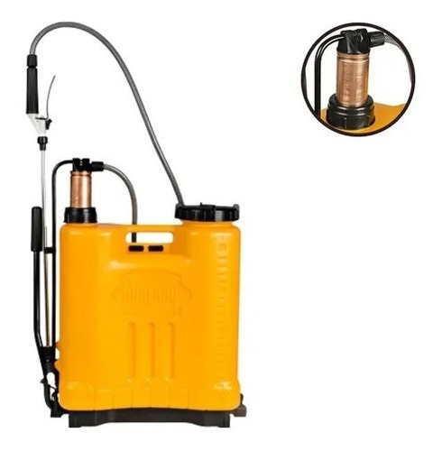 Pulverizador Costal De Alavanca Guarany Pca-20 20 L Amarelo