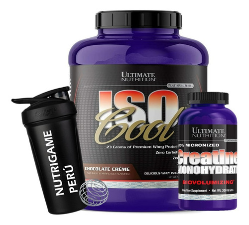 Pack Iso Cool 5lb + Creatina Ultimate Nutrition 300gr