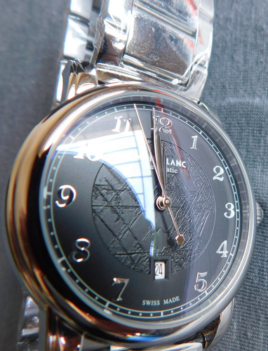 #relógio Montblanc Star Legacy Automatic Swiss Made 27 Joias Marrom Prateado Preto