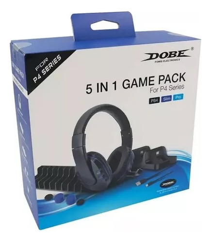 Audífonos Gamer Dobe Set 5 En 1 Con Micrófono Para Ps4
