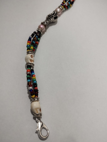 Pulsera Santa Muerte Protección (ritualizada) Santería