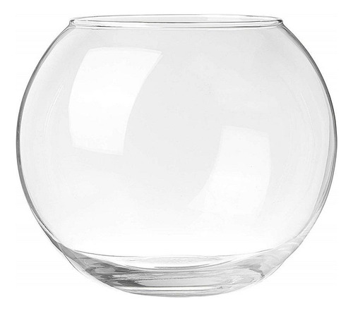 Vaso Aquario De Vidro Vaso Redondo 4,5 L