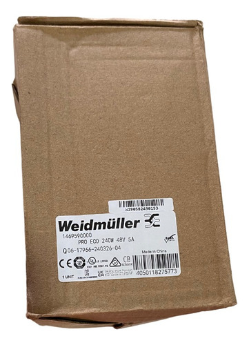 1469590000 Fuente Alimentación Pro Eco 240w 48v Weidmuller