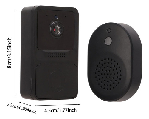 Campainha Sem Fio Multifuncional Wifi Para Porta De