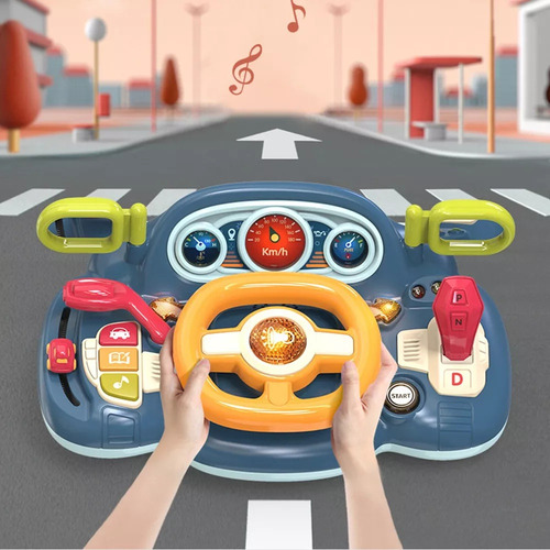 * . Juego De Simulación De Coche De Juguete Con Volante En