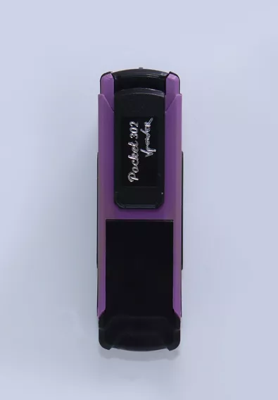 Sello Automatico Bolsillo Nykon 302 Pocket Color Del Exterior Lila
