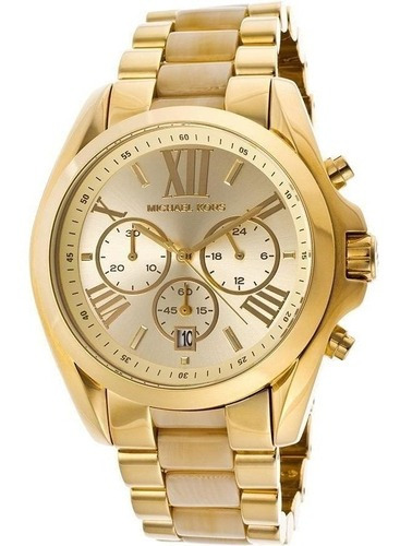 Relógio Feminino Michael Kors Mk5722 Bradshaw Dourado