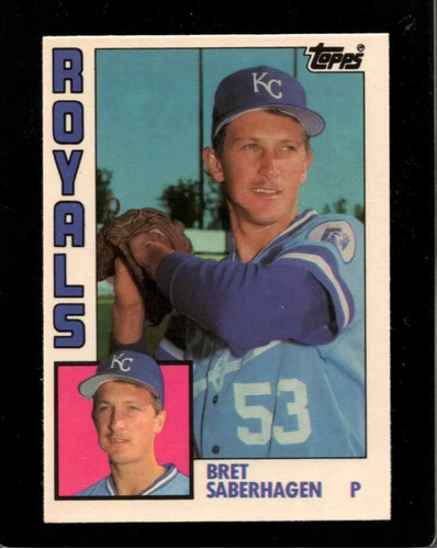 1984 Topps Traded Y Rookies Baseball 104t Bret Saberhagen Rc