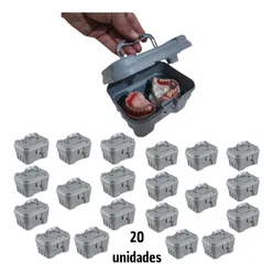 Comprar Kit 20 Caixa Laboratório Protético Enviar Trabalhos Com Alça no Mercado Livre