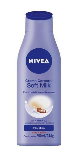 Crema Corporal Nivea Soft Milk 250ml