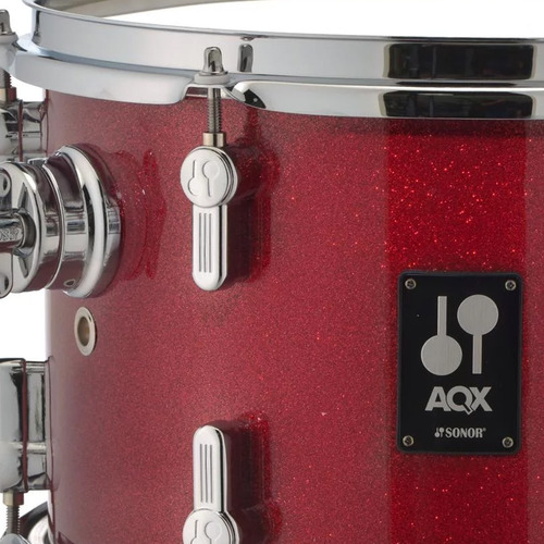Batería De 4 Sonor Aqx Jazz Red Moon Sparkle