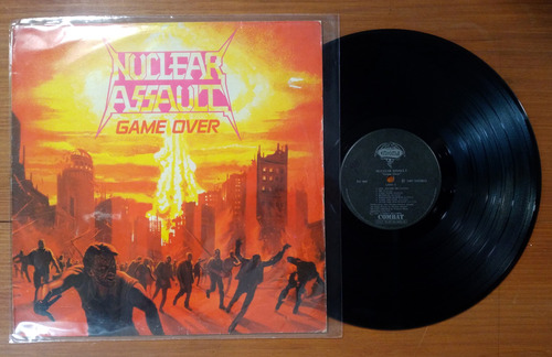 Nuclear Assault Game Over 1987 Disco Lp Vinilo Brasil