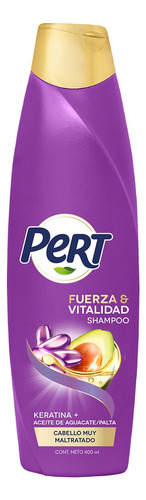 Pert, Shampoo Keratina Y Aguacate, 400 Ml