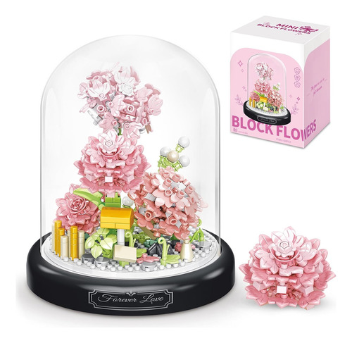 Bloques De Flores Artificiales Para Armar Compatible 624pcs.