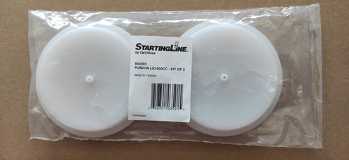 Jgo De Dos Tapas Para Vaso De Aluminio Startingline 600ml
