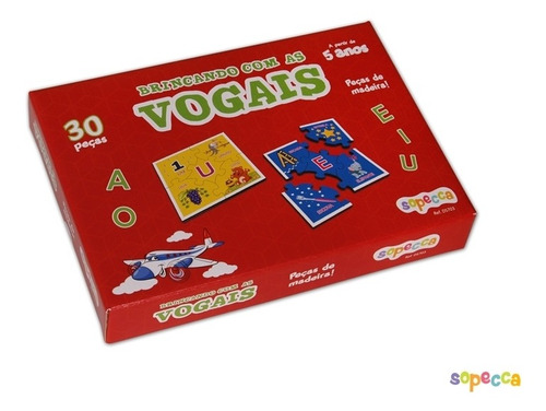 Imagem 4 de 7 de Kit Jogos Dominó Torre De Equilíbrio Brincando Com As Vogais