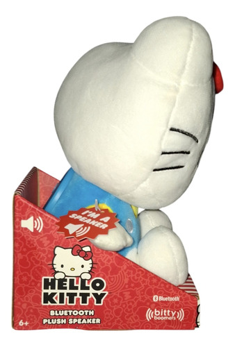 Bocina Hello Kitty Llavero Felpa Bluetooth Recargable Sanrio