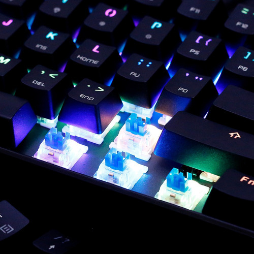Teclado Motospeed Ck61 Rgb Mecánico Outmu