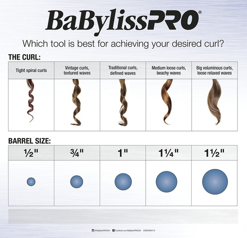 Rizador Babylisspro Nano Titanium De 1 Pulgada Con Barra Ext