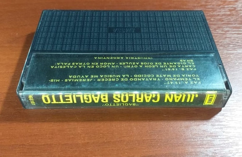 Cassette Baglieto Juan Carlos Baglietto Emi 1983 (Usado)