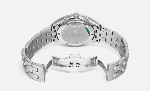 Reloj Hamilton Jazzmaster Gent Hombre Quartz 40mm H32451151 Correa Plateado Bisel Plateado Fondo Plateado