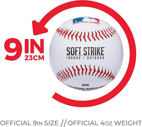 Pelotas Mlb De Bateo Tee Ball Tamaño Y Peso Oficial