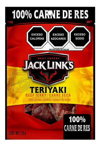 Meat Snacks Jack Link's Teriyaki Beef Jerky 28g