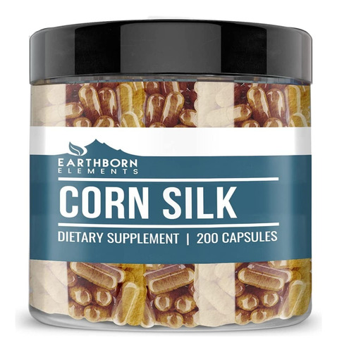 Extracto Seda De Maiz Corn Silk 200 Capsulas Zea Mays Eg U17 Sabor Nd