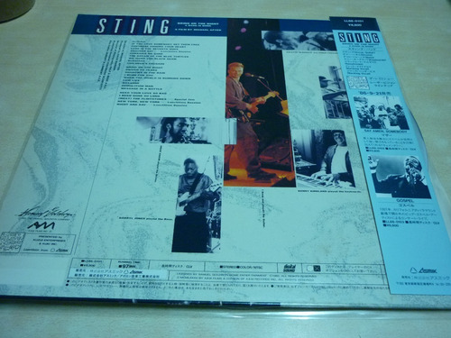 Imagen 4 de 4 de Sting Bring On The Night Laser Disc Japones Obi Insert