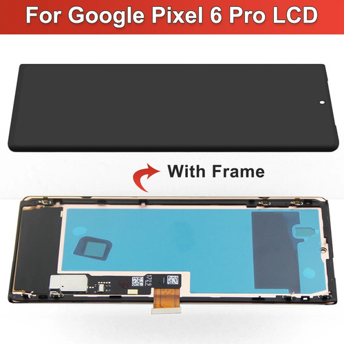 Tela Display Frontal Google Pixel 6 Pro Original C/ Moldura.