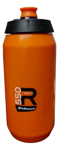 Botellas Ciclismo Polisport 550ml Caramañolas Bpa Free Color Naranja
