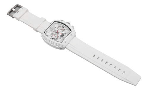 Relógio De Quartzo Branco Branco Timing Men Accurate Waterpr