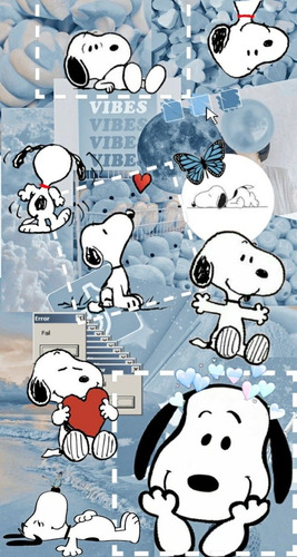 Funda Antigolpes Para Iphone Y Otros Snoopy Collage No.9 Negro Iphone 14 Pro