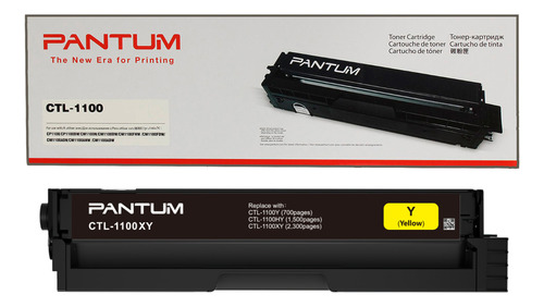 Toner Amarillo Pantum Ctl-1100xy P/ Cp1100/cp1100dw/cm1100dw