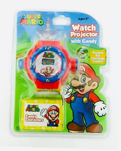 Reloj Super Mario Candy Proyecta Imagenes