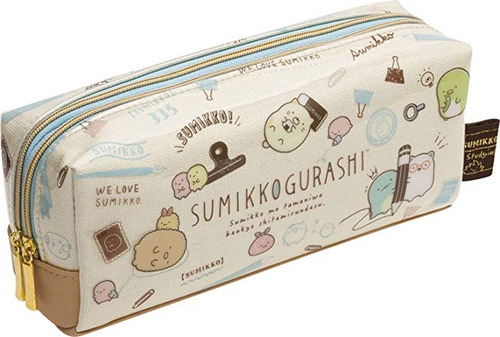 San-x Sumikko Gurashi Pluma Doble Cremallera Del Sostenedor 