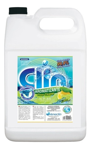 Imagen 1 de 4 de Aromatizante Floor Cleaner Aroma Limon 4000cc Clin