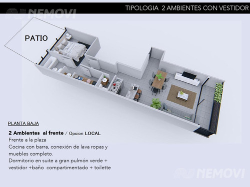 Venta Local Con Patio Parque Saavedra