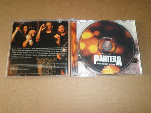 Pantera Official Live 101 Proof Edicion Japonesa Con Obi Cd (Usado)