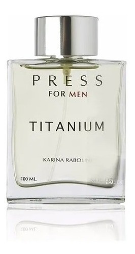 Karina Rabolini Press For Men Titanium Perfume Edt 75 Ml