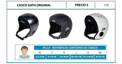 Casco Gath Original Surf, Kite, Kayac, Windsurf T:941883421