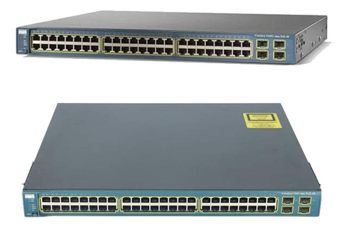 Switch Cisco Catalyst 3560 48 Port 10/100 Poe + 4 Port Sfp  (Reacondicionado)