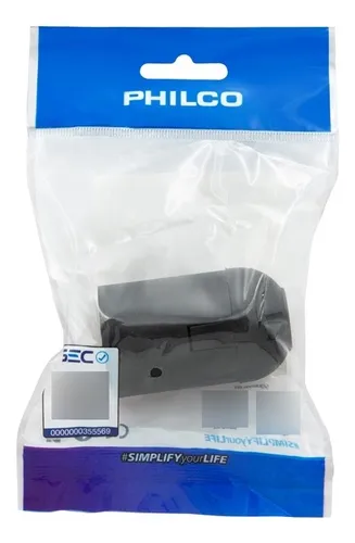 Soquete Porta Lámparas E27 Philco Color Negro