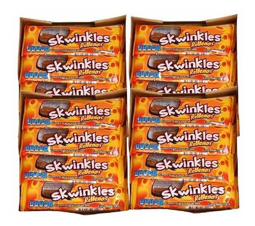 Skwinkles Rellenos Piña Tamarindo Mars 1.248 Kg 48 Pzas