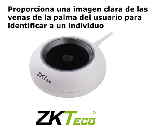 Imagen 5 de 9 de Escaner De Vena En Palma P/ Ingreso De Personal Usb Zkteco