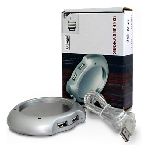 Almofada De Aquecimento Usb Para Canecas Com Hub Usb De 4 Po